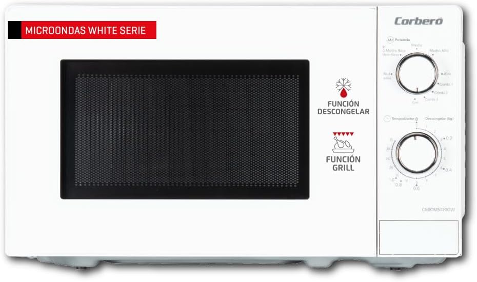 Microondas Corberó 20lt blanco CMICM5020GW OFERTA