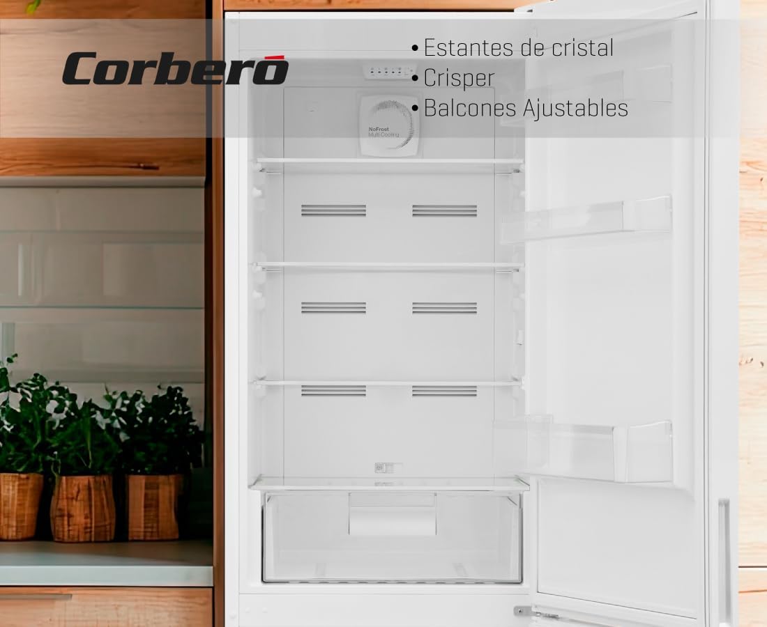 Frigorífico combi Corberó blanco 186*60cm CC594V24NFW OFERTA