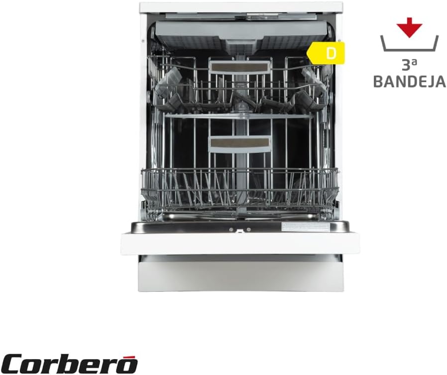 Lavavajillas Corberó blanco 60cm 15 cubiertos CLVV8622INVX OFERTA