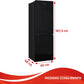 Frigorífico combi Corberó negro cristal 187*60cm (026331) OFERTA