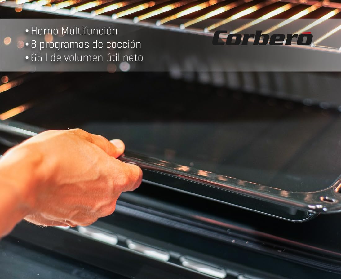 Horno Corberó negro multifunción 65lt (026345) OFERTA