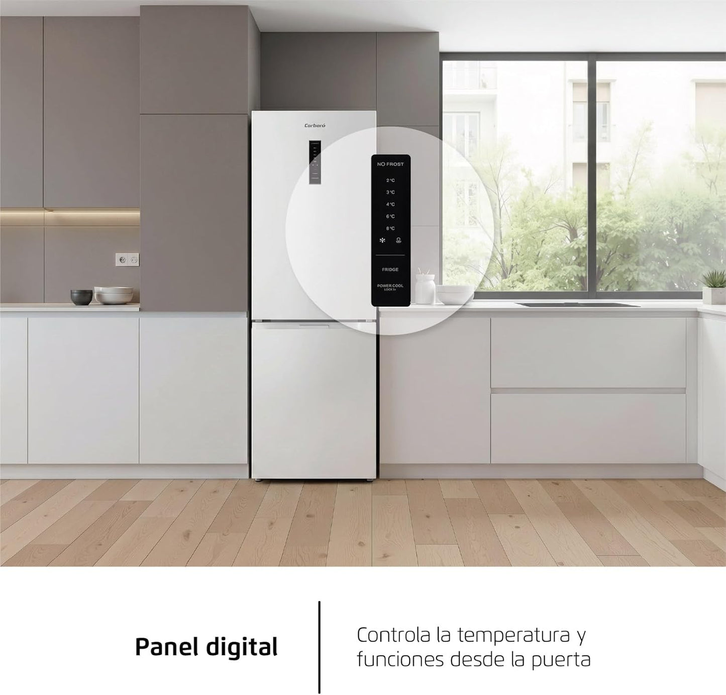Frigorífico combi Corberó blanco 186*60cm (026299) OFERTA