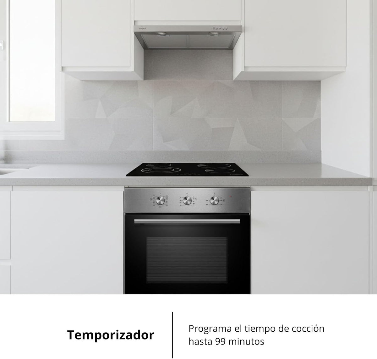Placa vitrocerámica Corberó 4 fuegos (026411) OFERTA