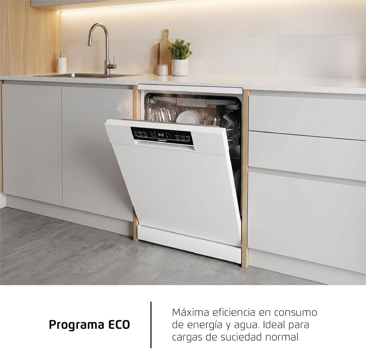 Lavavajillas Corberó blanco 60cm 15 cubiertos (026343) OFERTA