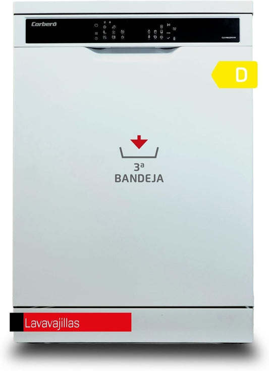 Lavavajillas Corberó blanco 60cm 15 cubiertos CLVV8622INVX OFERTA