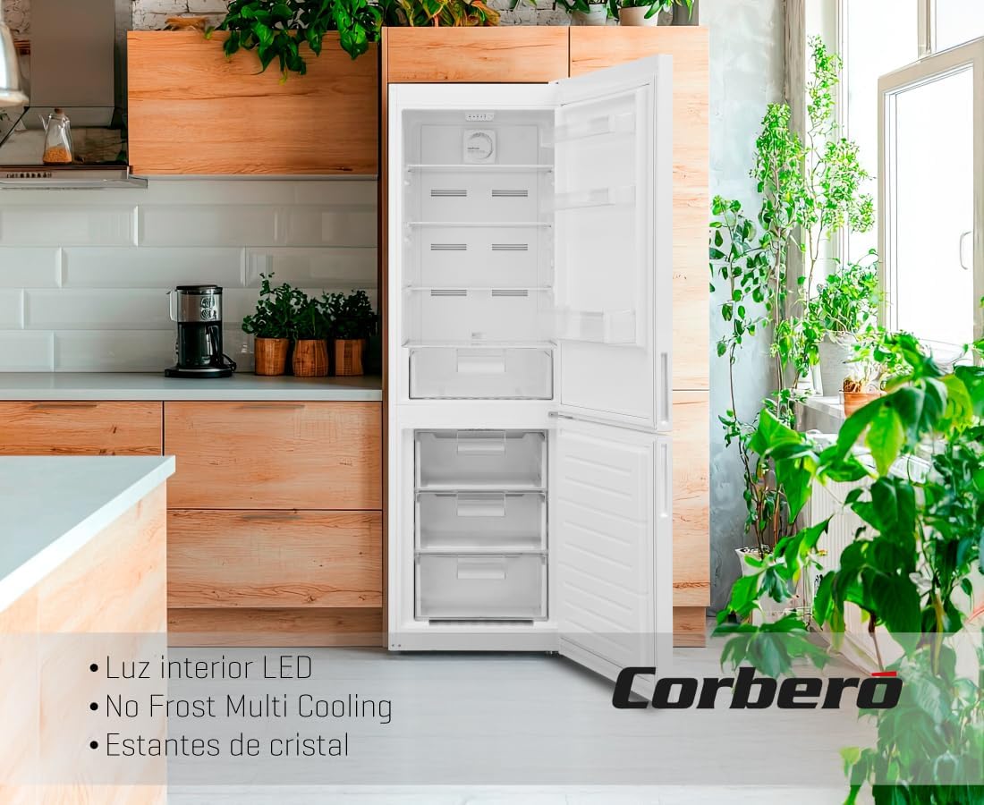 Frigorífico combi Corberó blanco 186*60cm CC594V24NFW OFERTA