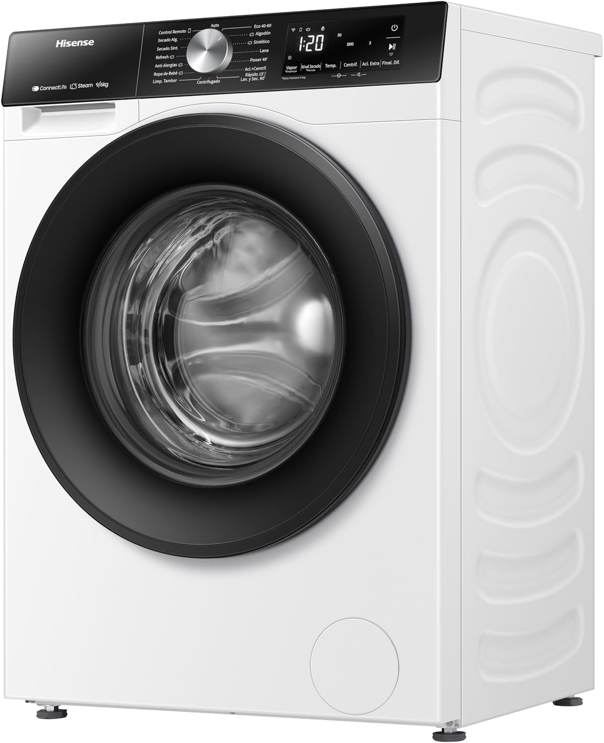 Lavadora Hisense 9kg blanca 1400 rpm WF3S9043BW3 OUTLET