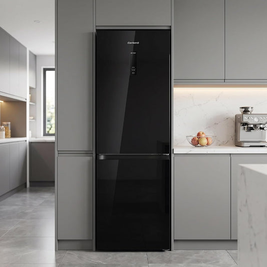 Frigorífico combi Corberó negro cristal 187*60cm (026331) OFERTA