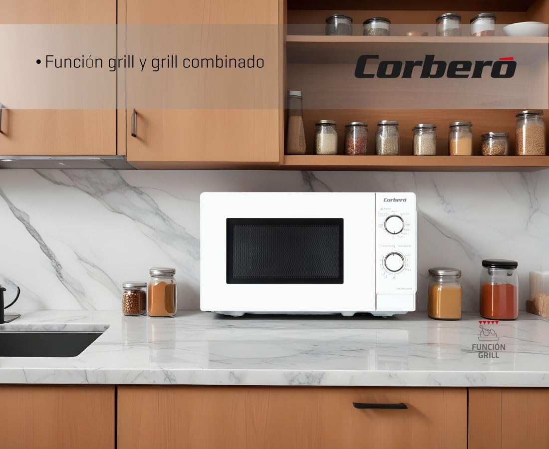 Microondas Corberó 20lt blanco CMICM5020GW OFERTA