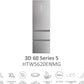Frigorífico francés Haier inox 205*60cm HTW5620ENMG OFERTA