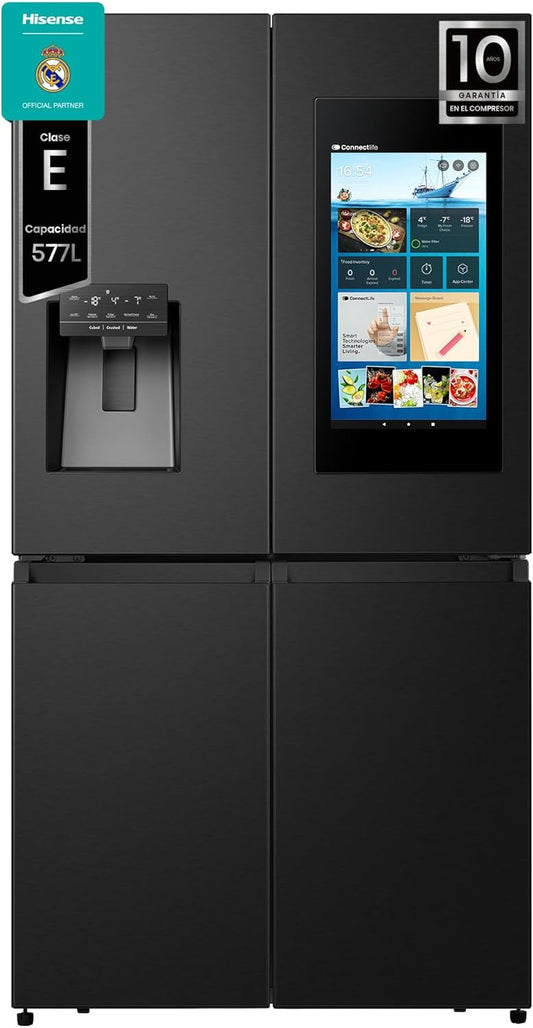 Frigorífico Americano Hisense negro 4 puertas 178*91cm RQ760N4IFE OUTLET