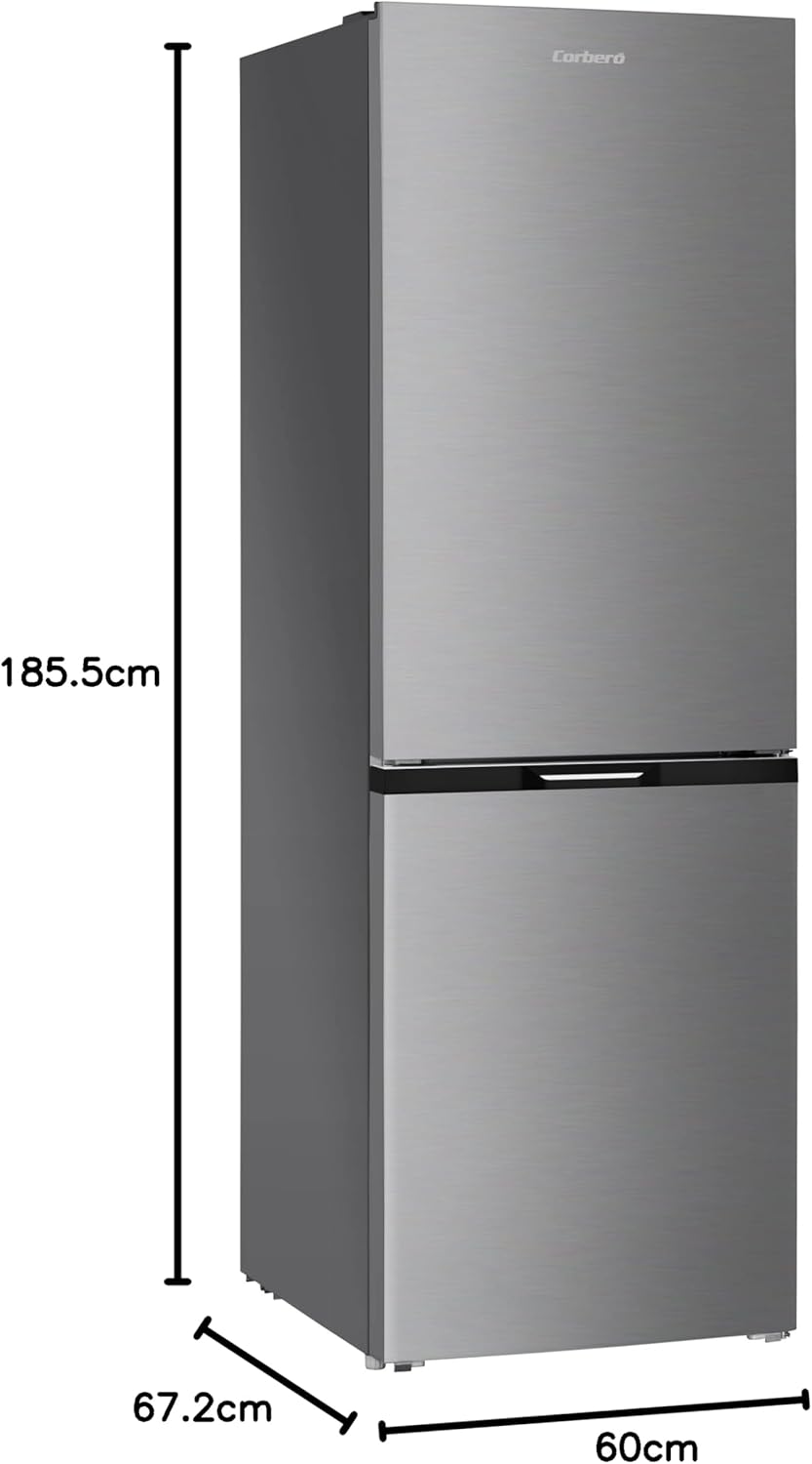 Frigorífico combi Corberó inox 186*60cm CCH18522EX OFERTA