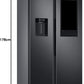 Frigorífico Americano Samsung negro 178*91cm RS6HA8891B1 OUTLET