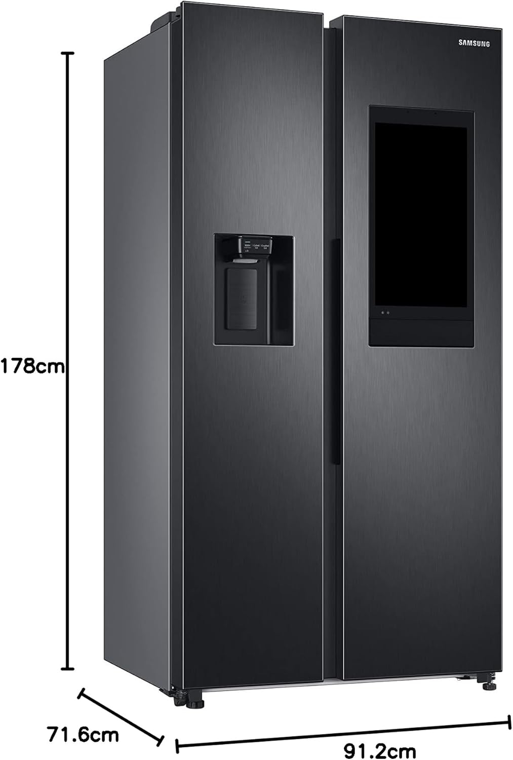 Frigorífico Americano Samsung negro 178*91cm RS6HA8891B1 OUTLET