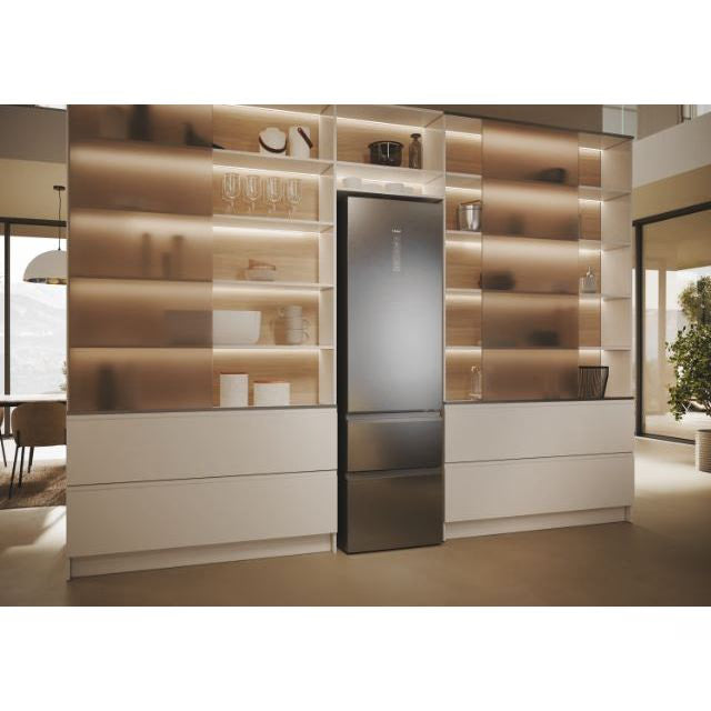 Frigorífico francés Haier inox 205*60cm HTW5620ENMG OFERTA