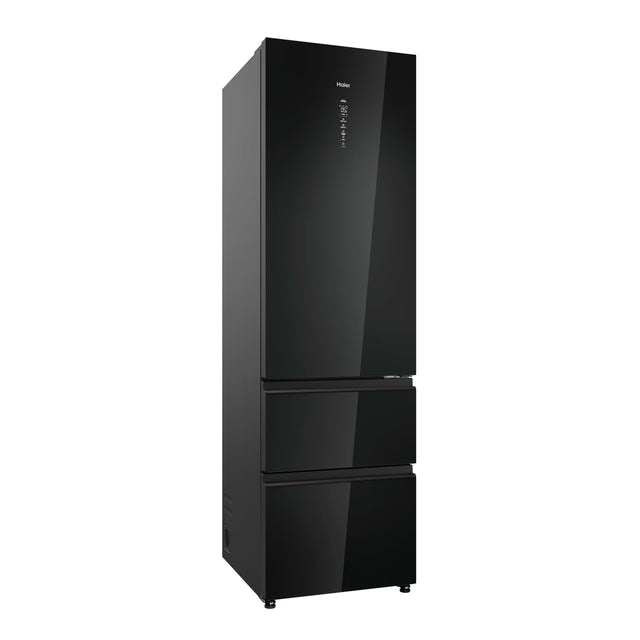 Frigorífico francés Haier cristal negro 205*60cm HTW7620DNGB OFERTA