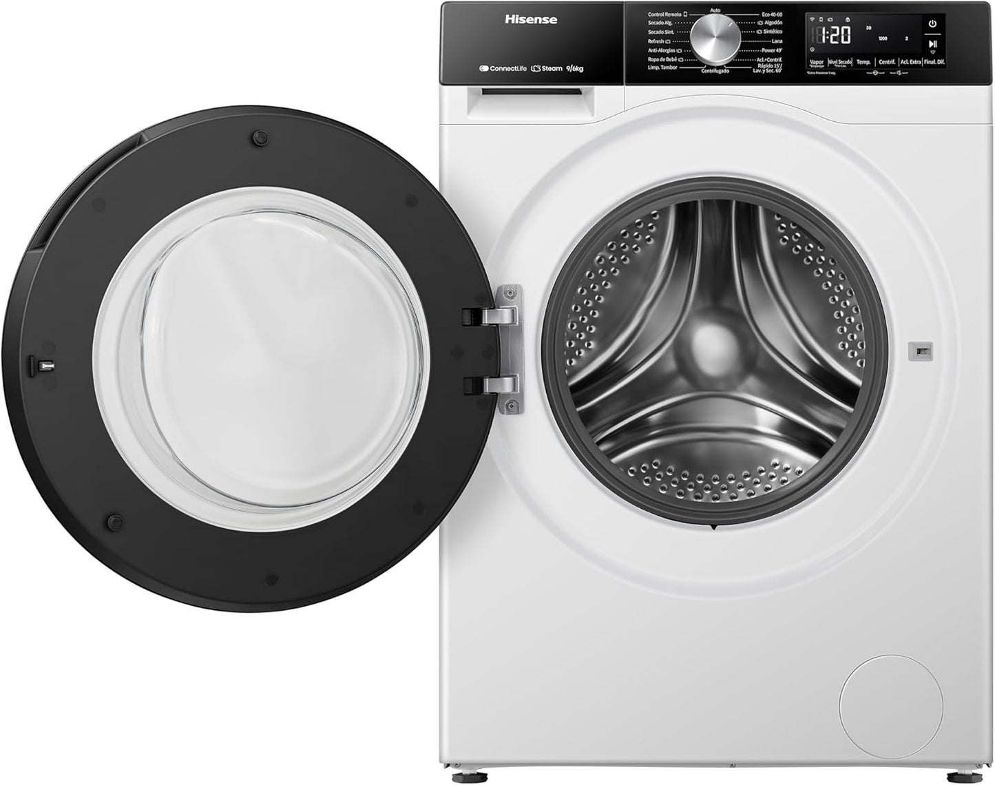 Lavadora Hisense 9kg blanca 1400 rpm WF3S9043BW3 OUTLET