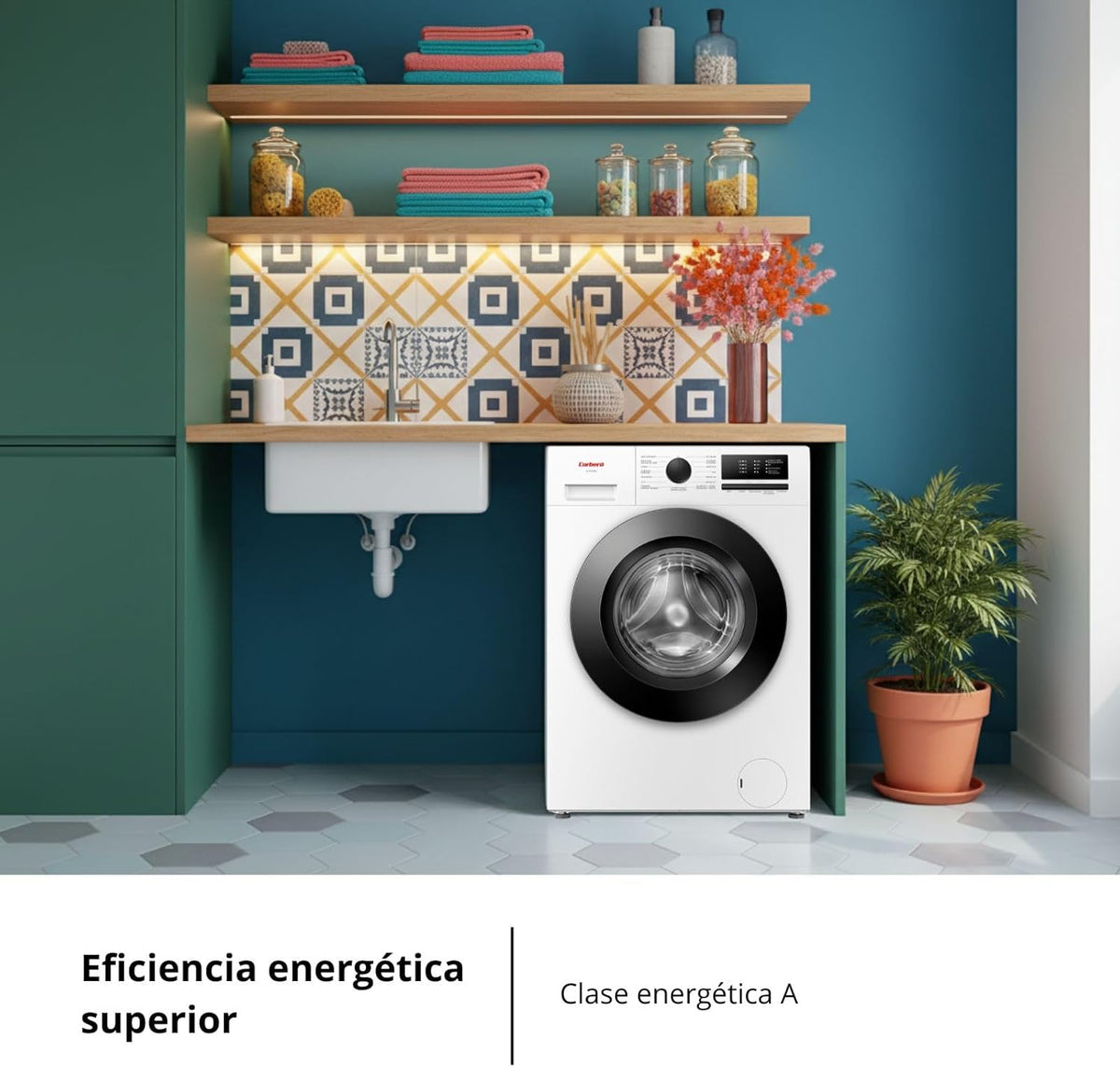 Lavadora Corberó 6kg blanca 1000rpm (026198) OFERTA