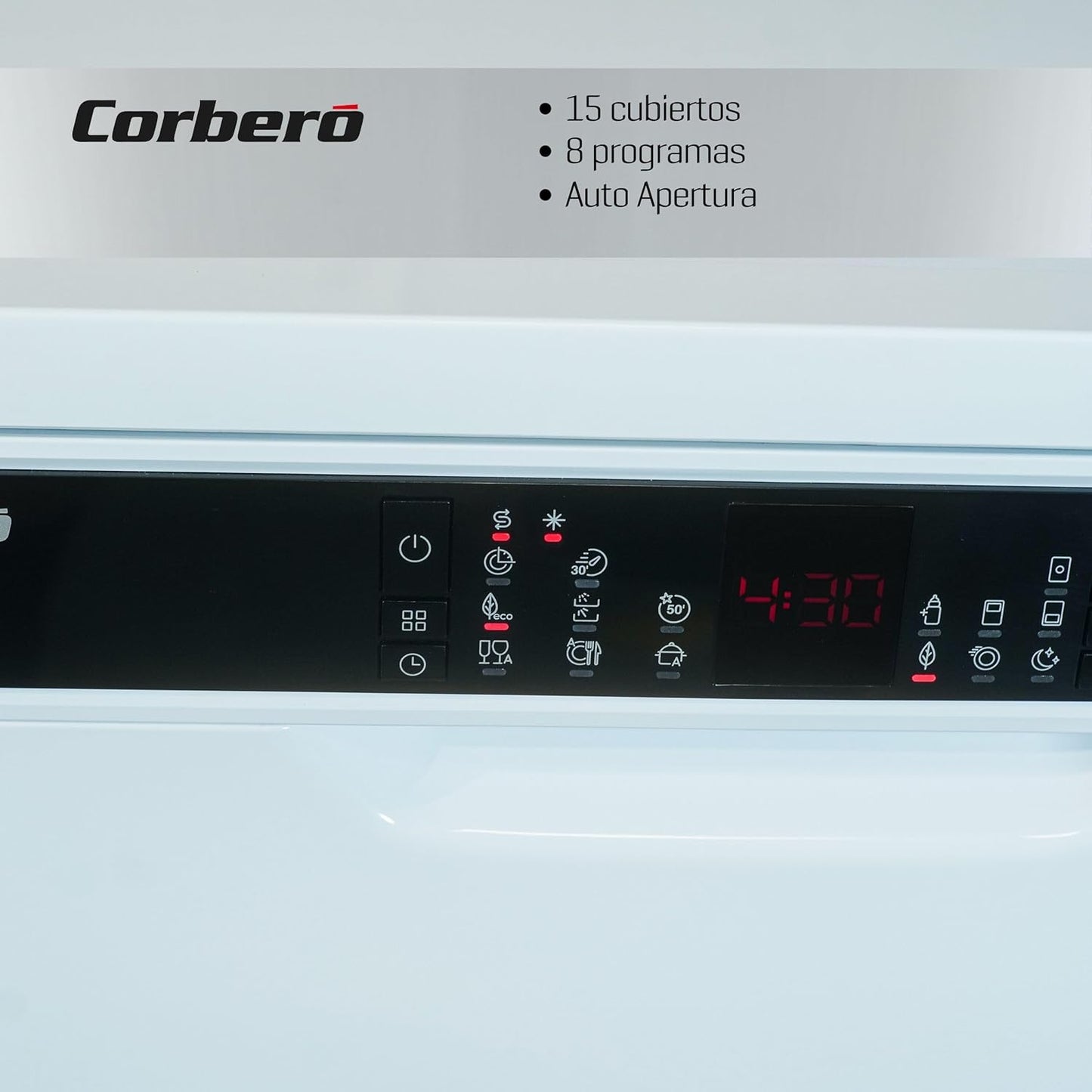 Lavavajillas Corberó blanco 60cm 15 cubiertos CLVV8622INVX OFERTA