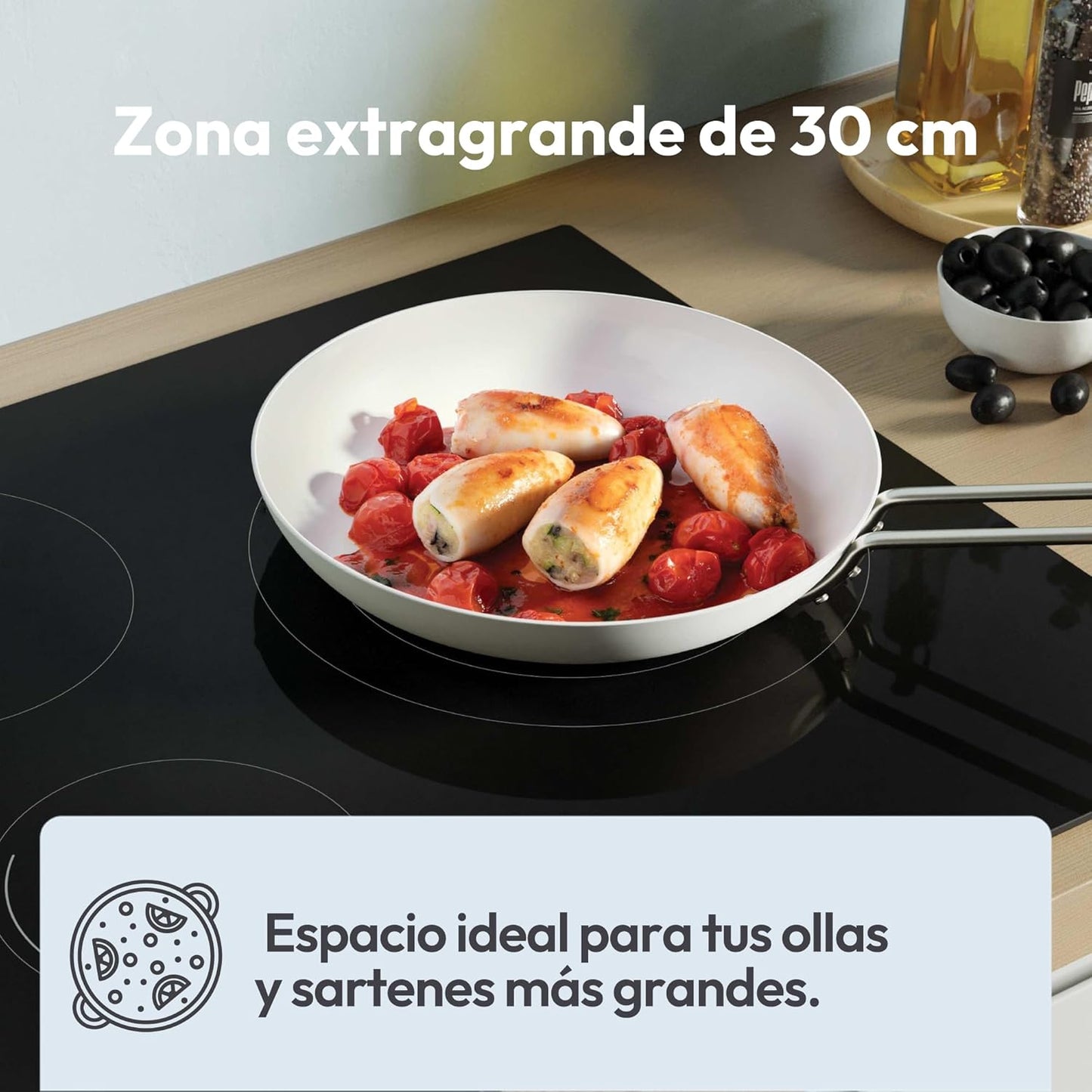 Placa vitrocerámica Candy 3 fuegos (026208) OFERTA