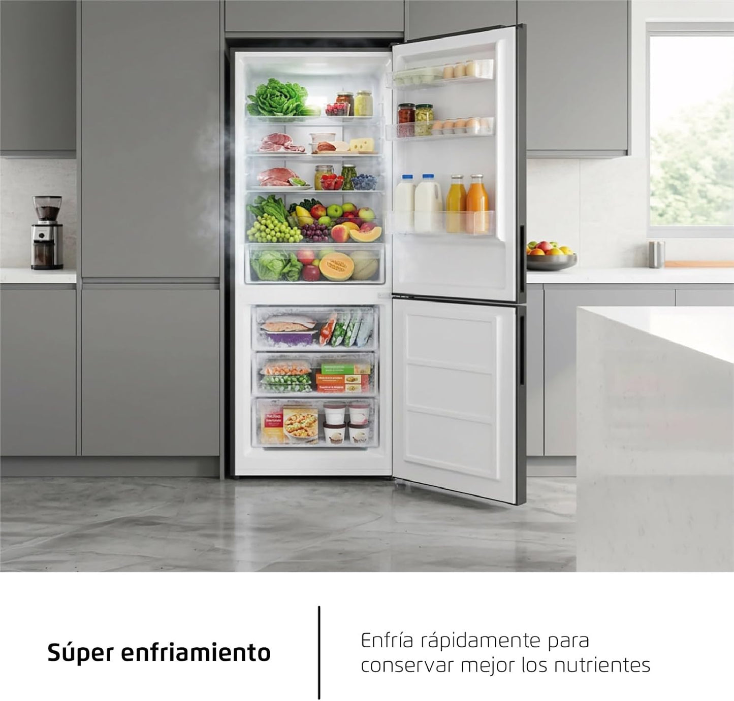 Frigorífico combi Corberó inox 186*60cm (026300) OFERTA