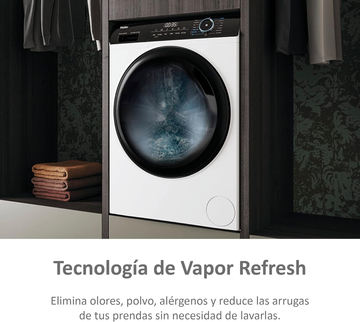 Lavadora Haier 8kg blanca 1400rpm HW80-B14939 OUTLET