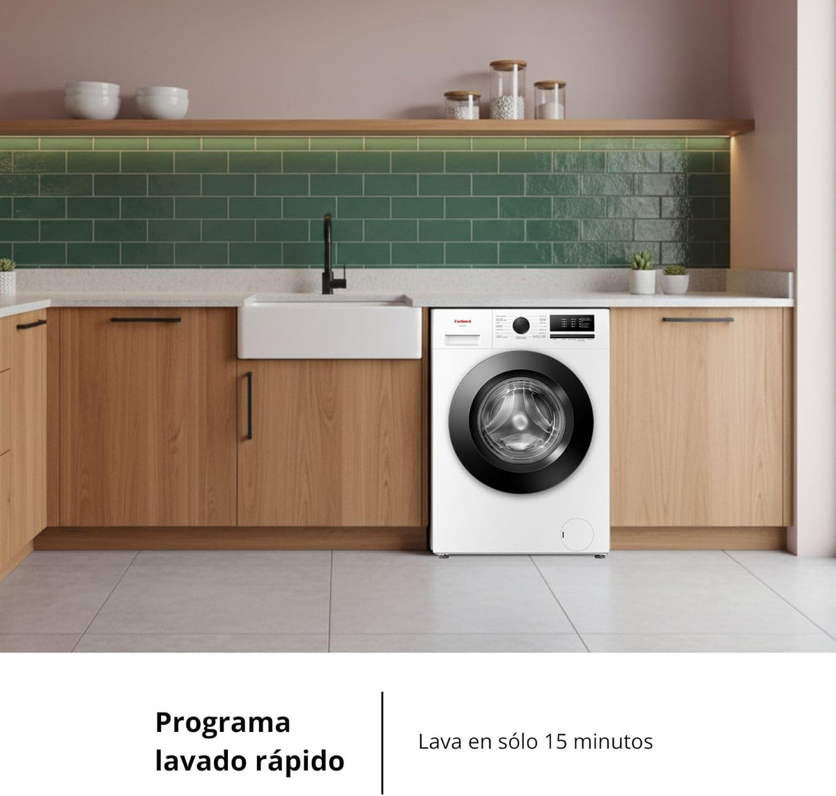 Lavadora Corberó 6kg blanca 1000rpm (026198) OFERTA