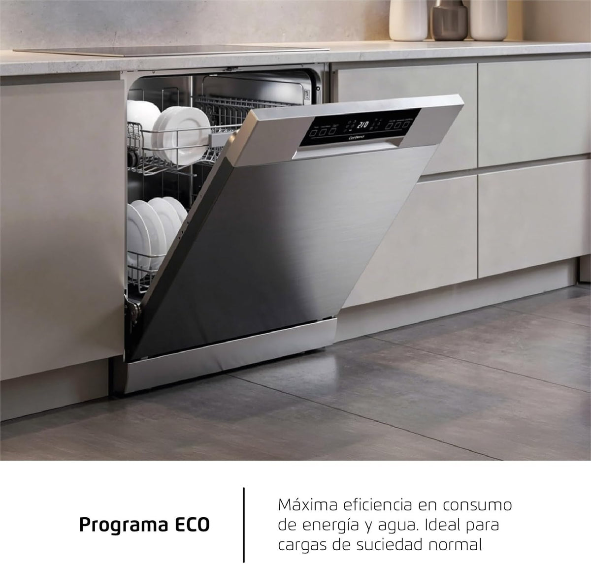 Lavavajillas Corberó inox 60cm 15 cubiertos (026394) OFERTA