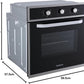 Horno Corberó negro multifunción 65lt (026345) OFERTA