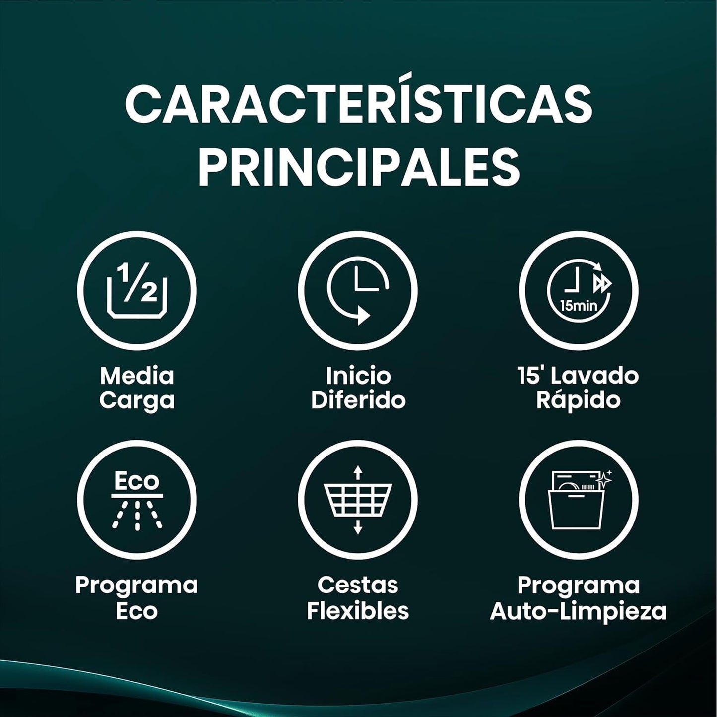 Lavavajillas Hisense blanco 60cm 13 cubiertos HS622E10W OFERTA