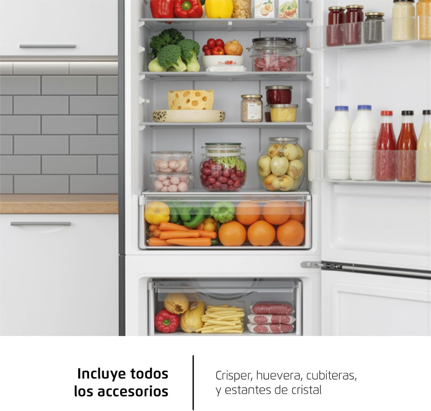 Frigorífico combi Corberó inox 186*60cm (026300) OFERTA