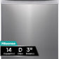 Lavavajillas Hisense inox 60cm 14 cubiertos (026182) OUTLET