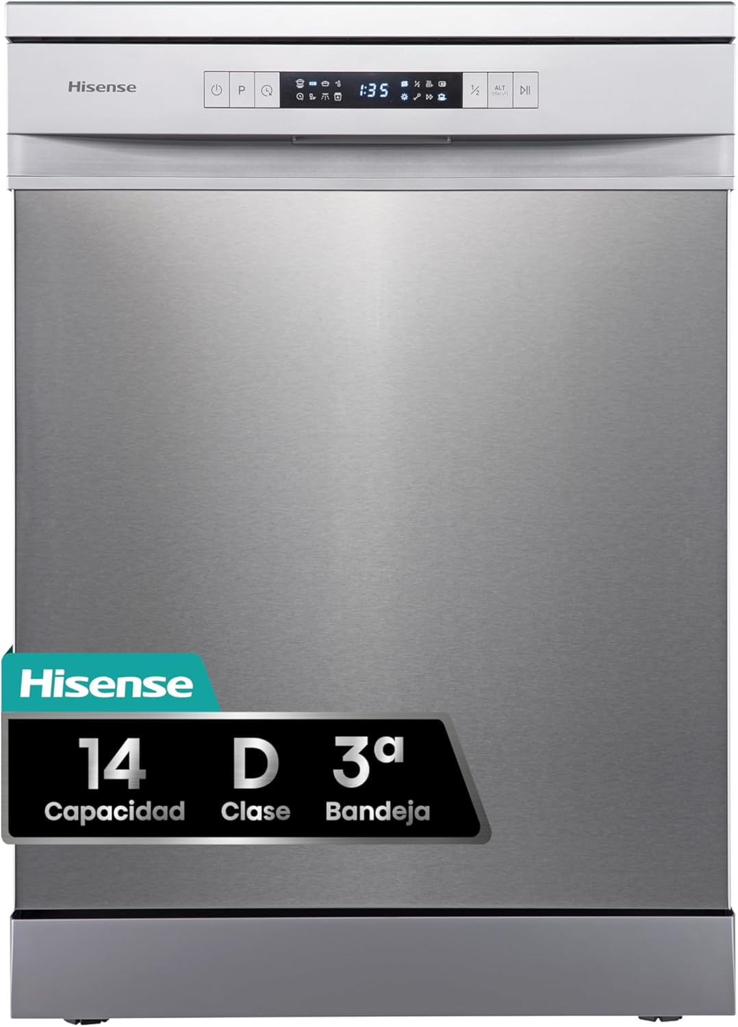Lavavajillas Hisense inox 60cm 14 cubiertos (026182) OUTLET