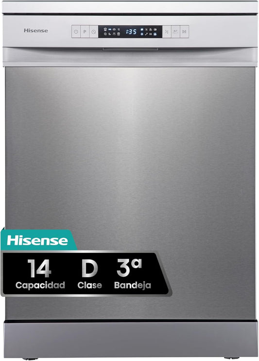 Lavavajillas Hisense inox 60cm 14 cubiertos (026182) OUTLET
