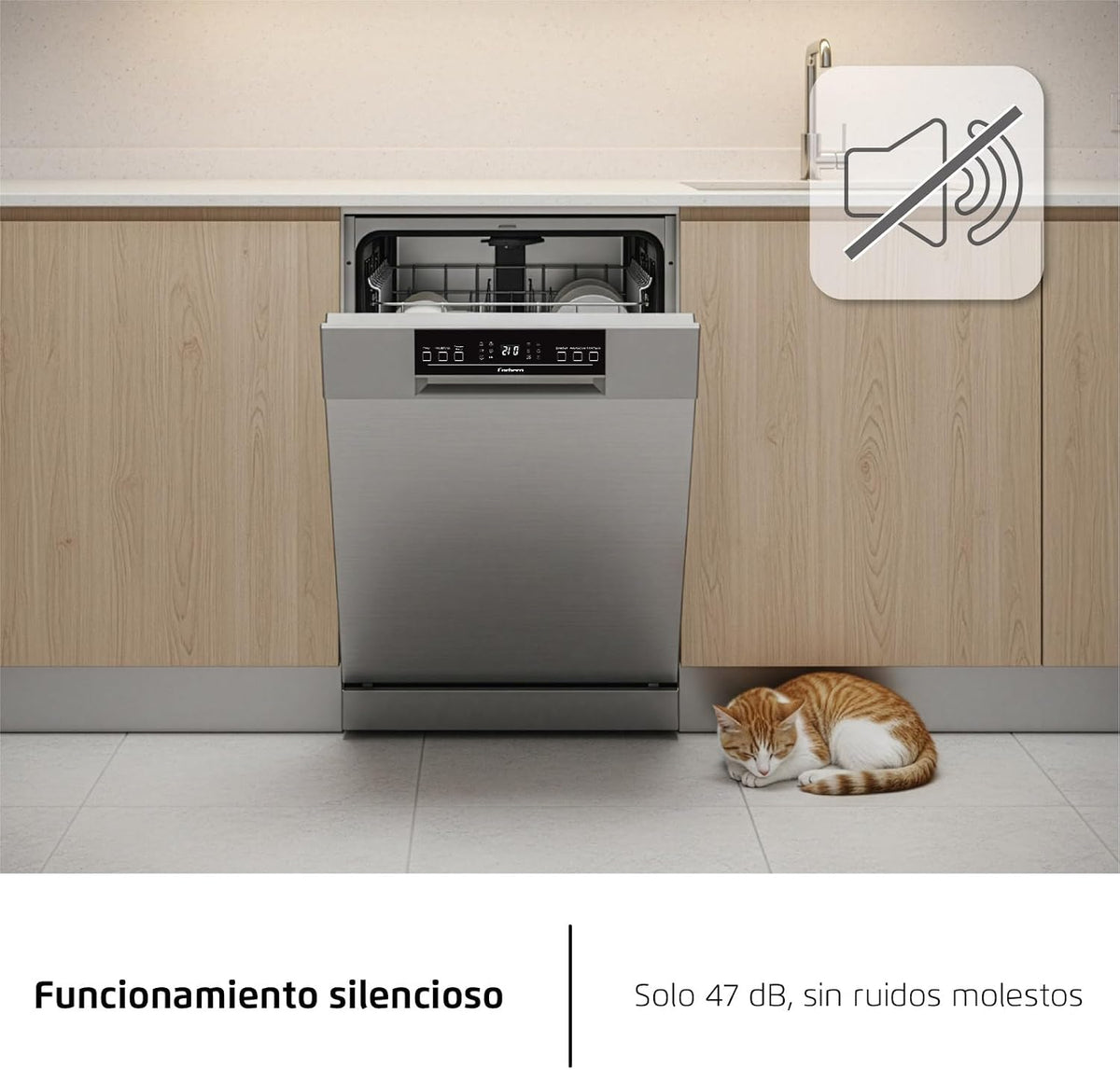 Lavavajillas Corberó inox 60cm 15 cubiertos (026394) OFERTA