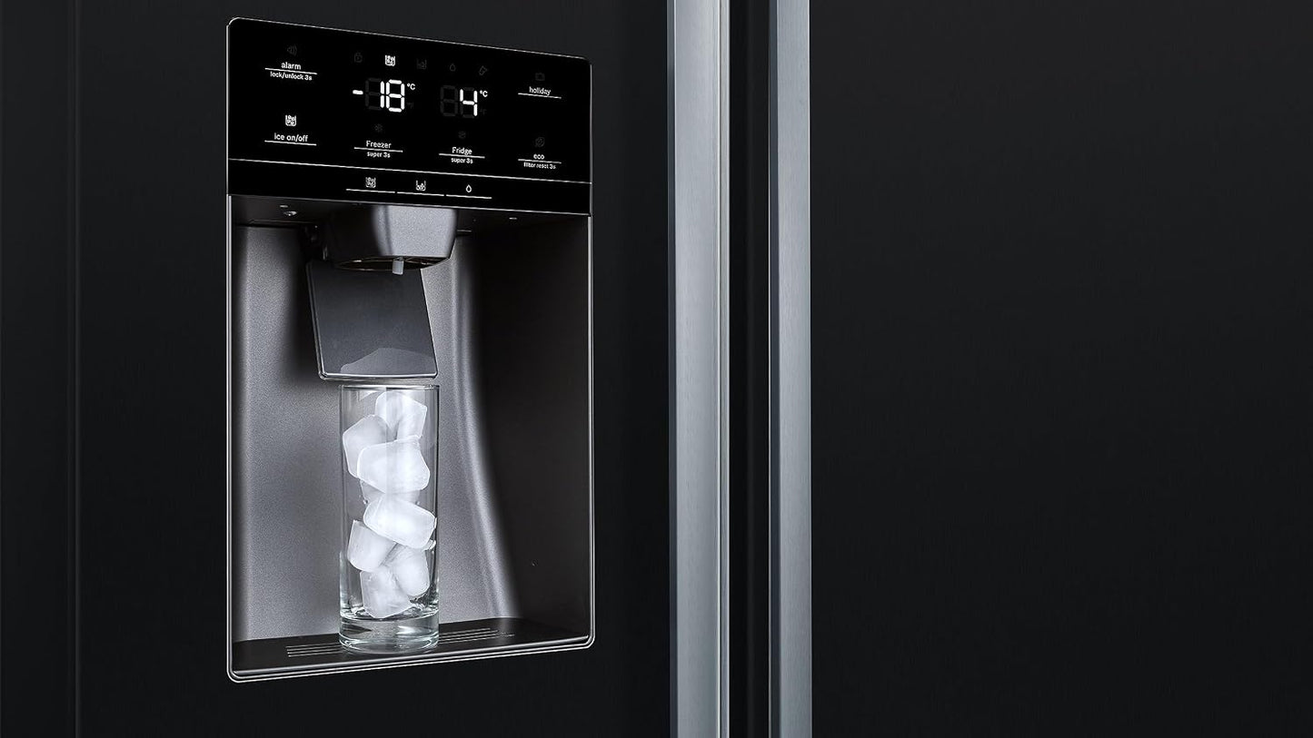 Frigorífico americano Bosch negro 179*91cm (026373) OUTLET