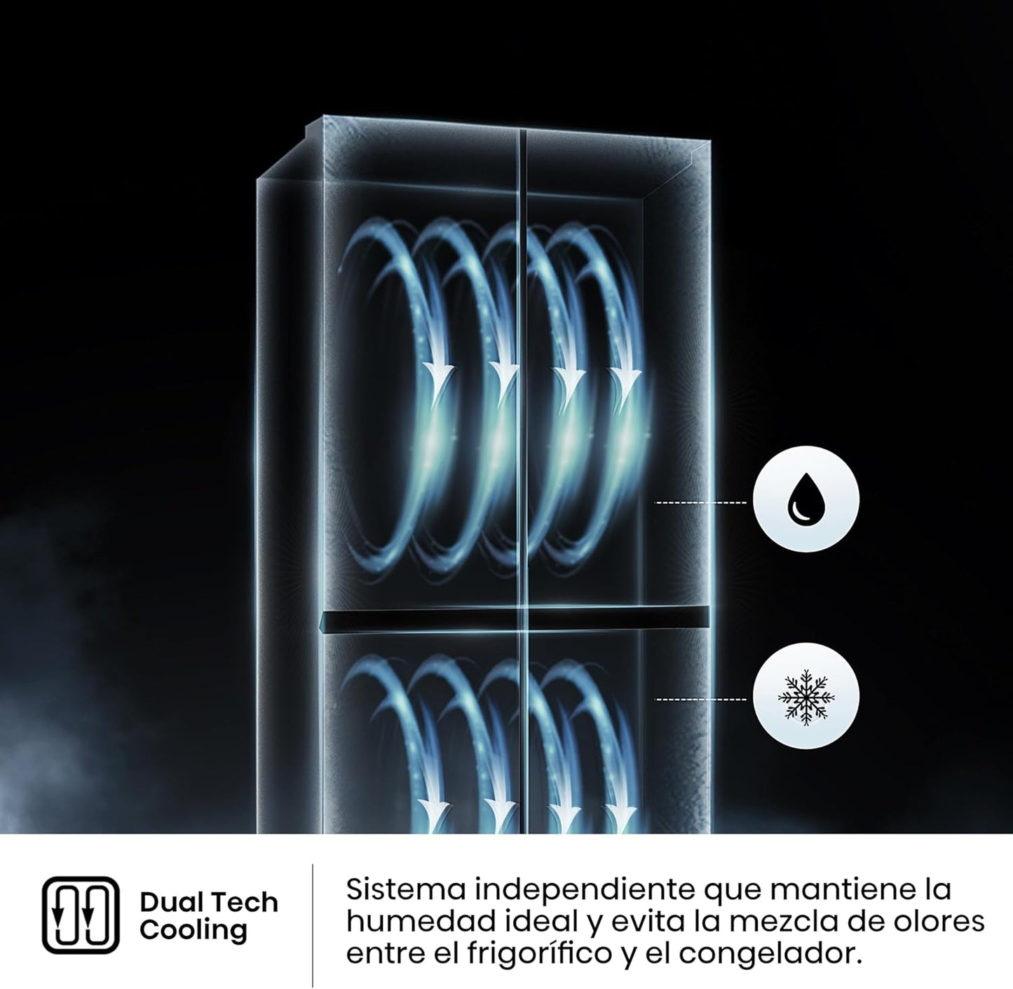 Frigorífico Americano Hisense negro 4 puertas 178*91cm RQ760N4IFE OUTLET