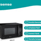 Microondas Hisense 23lt negro H23MOBSD1H OFERTA