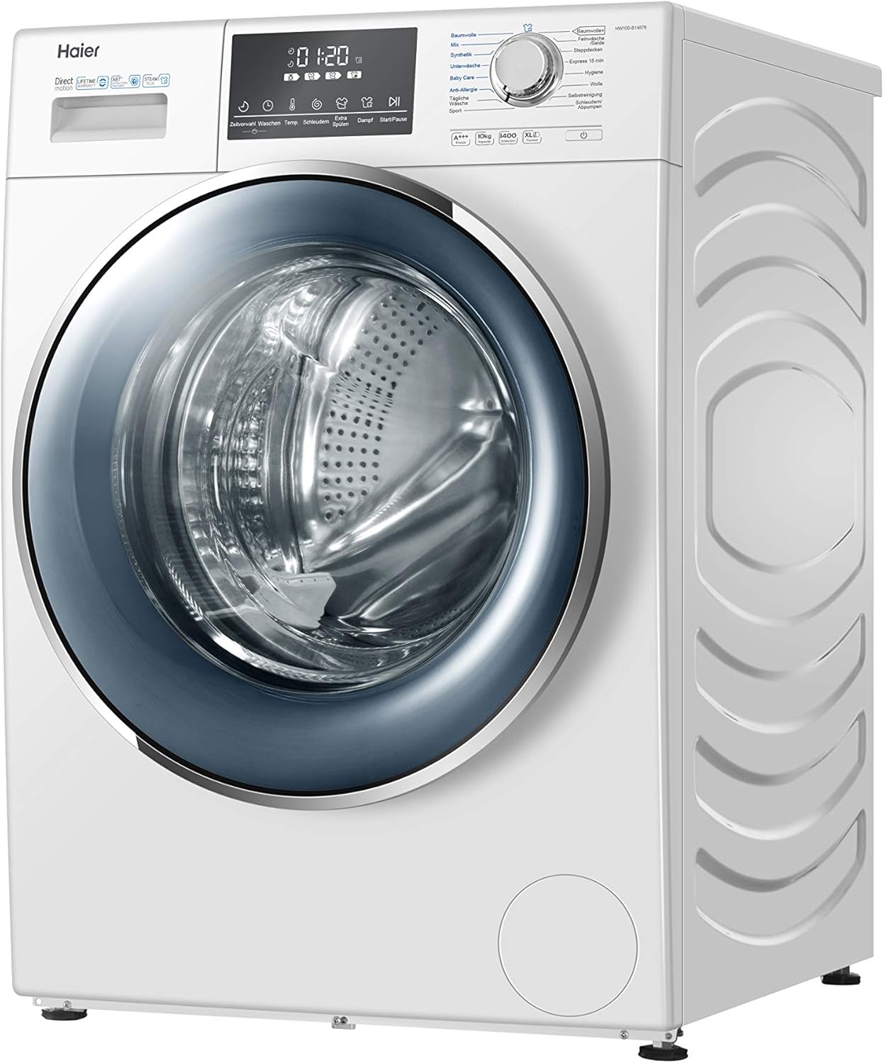 Lavadora Haier 10kg blanca 1400rpm HW100-B14876 OUTLET