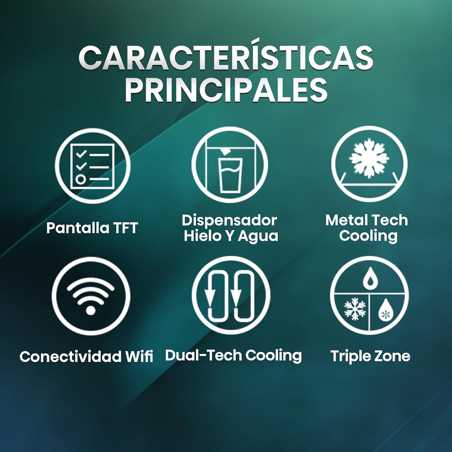 Frigorífico Americano Hisense negro 4 puertas 178*91cm RQ760N4IFE OUTLET