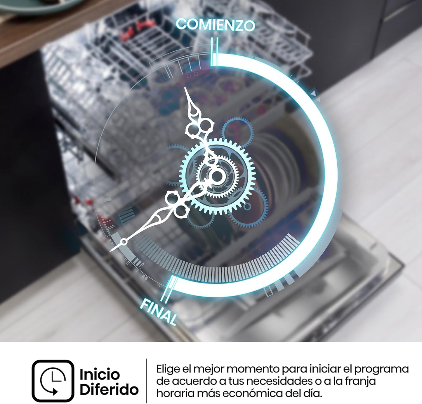 Lavavajillas Hisense blanco 60cm 13 cubiertos HS622E10W OFERTA