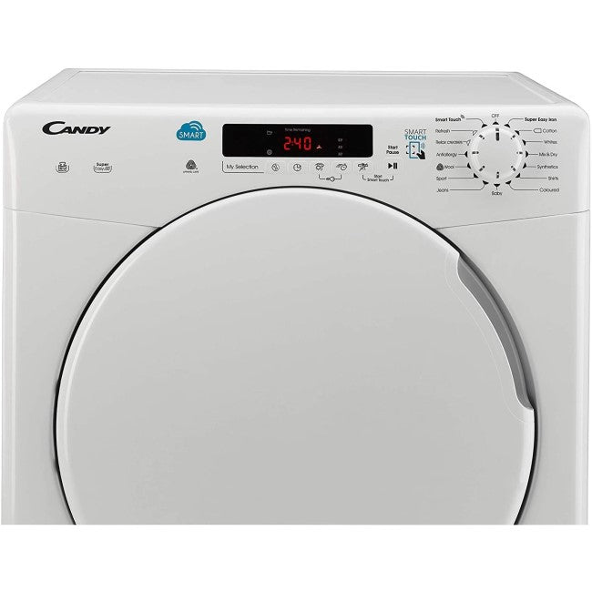 Secadora Candy 9kg condensación blanca CSC9DF-80 OUTLET