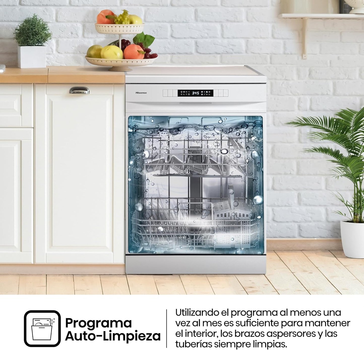 Lavavajillas Hisense blanco 60cm 13 cubiertos HS622E10W OFERTA