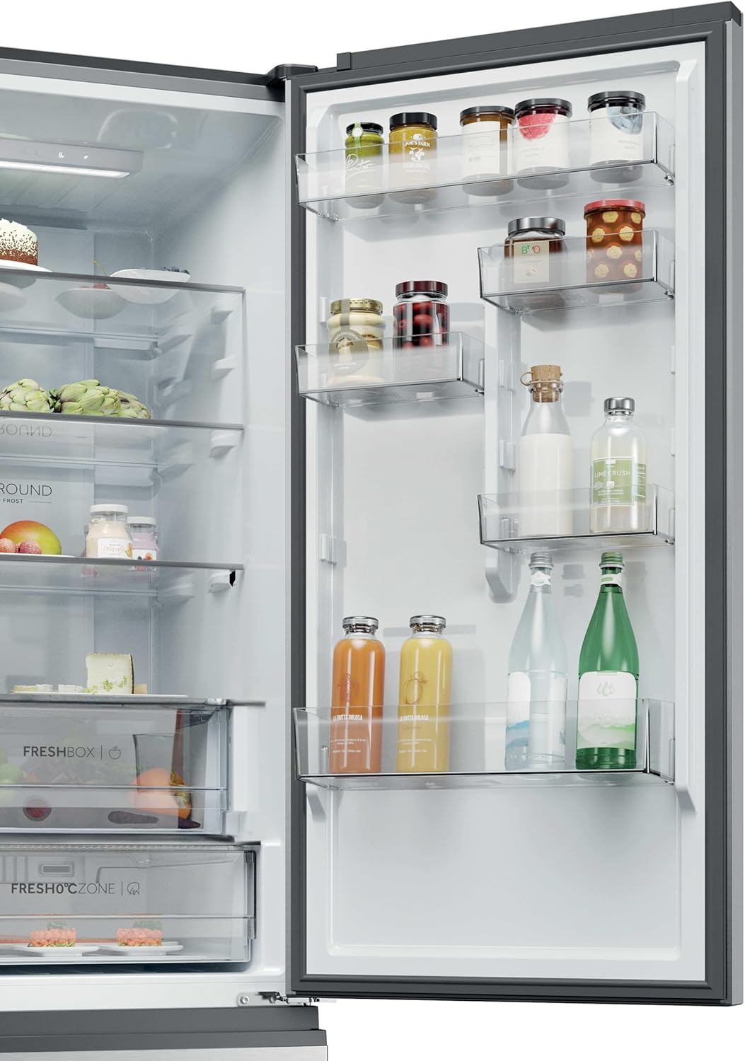 Frigorífico francés Haier inox 205*60cm (026205) OFERTA