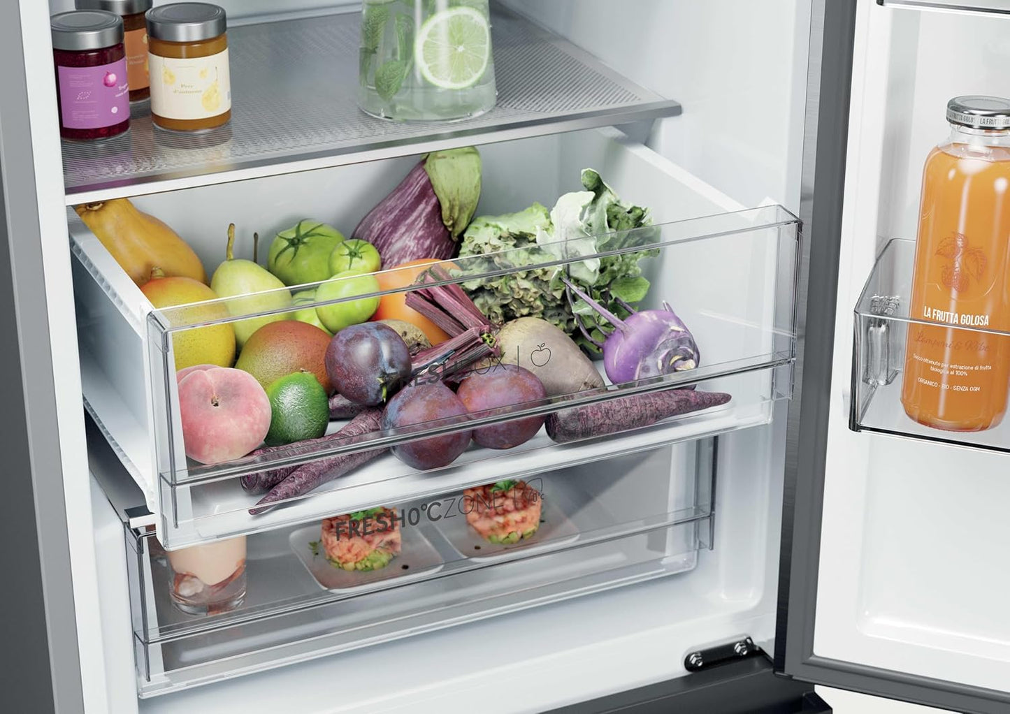 Frigorífico francés Haier inox 205*60cm (026205) OFERTA