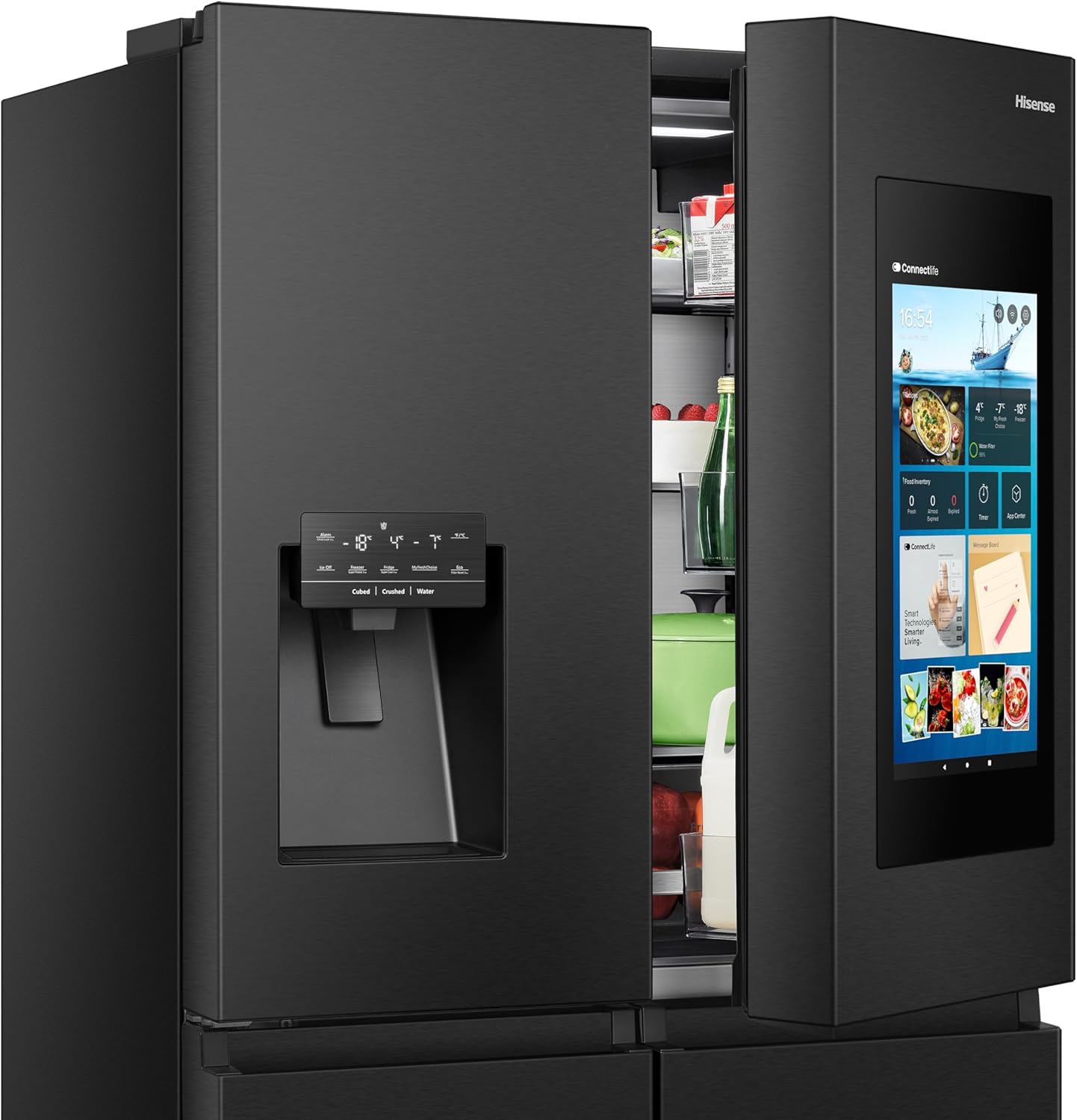 Frigorífico Americano Hisense negro 4 puertas 178*91cm RQ760N4IFE OUTLET