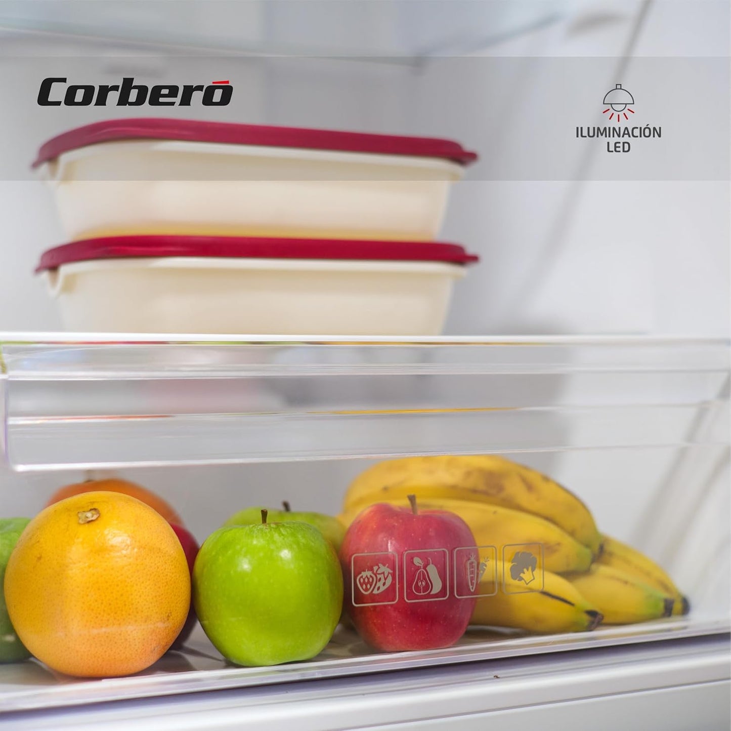 Frigorífico combi Corberó blanco 186*60cm CCH324EW OFERTA