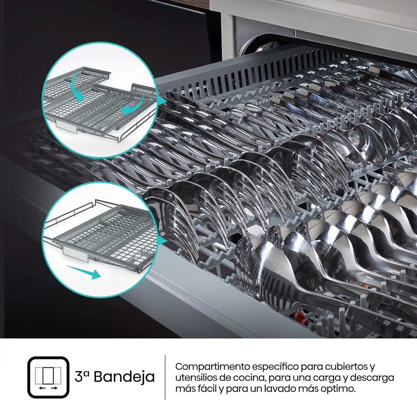 Lavavajillas Hisense inox 60cm 14 cubiertos (026182) OUTLET