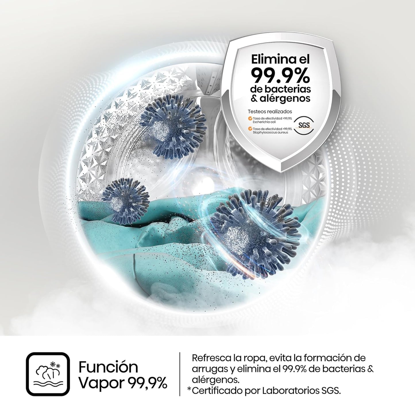 Lavadora Hisense 9kg blanca 1400 rpm WF3S9043BW3 OUTLET