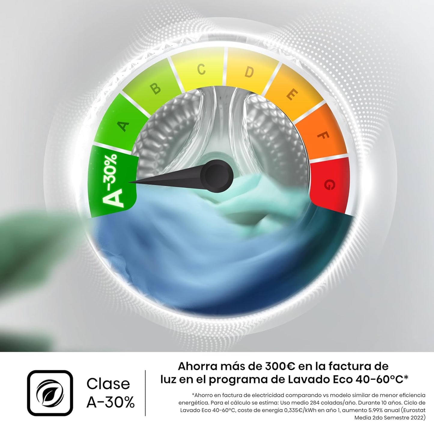 Lavadora Hisense 9kg blanca 1400 rpm WF3S9043BW3 OUTLET